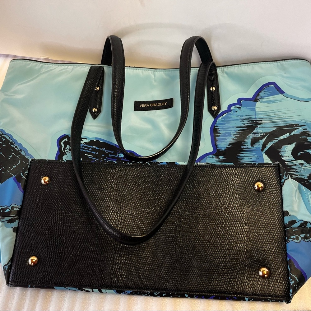 NWOT Vera Bradley Tote Bag Havana Rose Ella Beach bag Weekender Travel bag - Picture 8 of 15